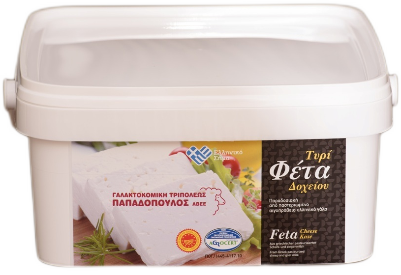 Φέτα Δοχείου ΠΟΠ 5kg